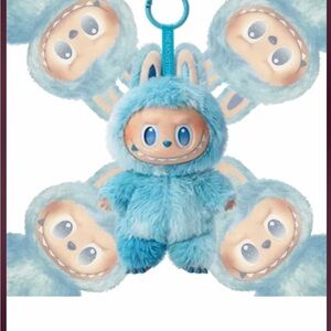 Fuzzy Blue Monster Stuffed Animal